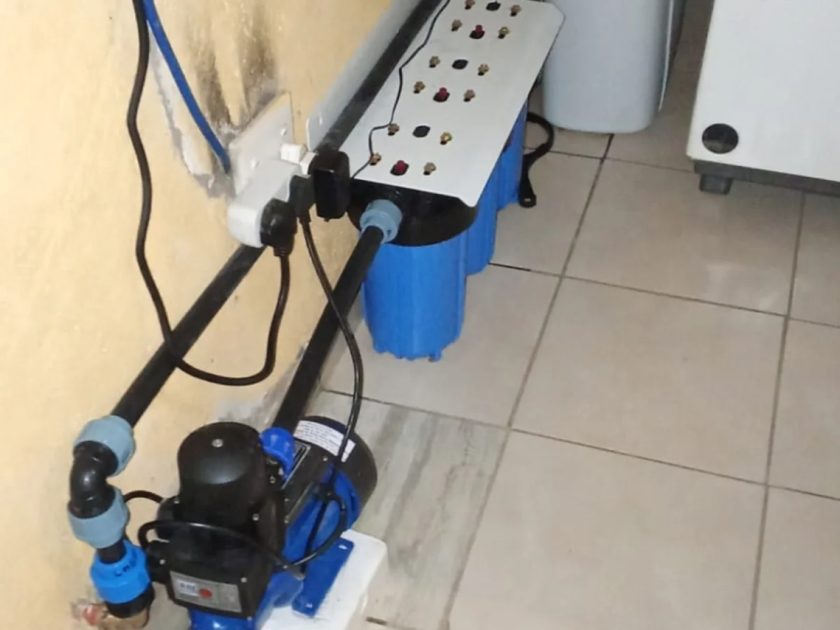 Water purifier 3 stages installation